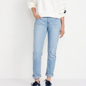 Old Navy wash  Blue  mid-rise  waw Boyfriend Jeans for Women